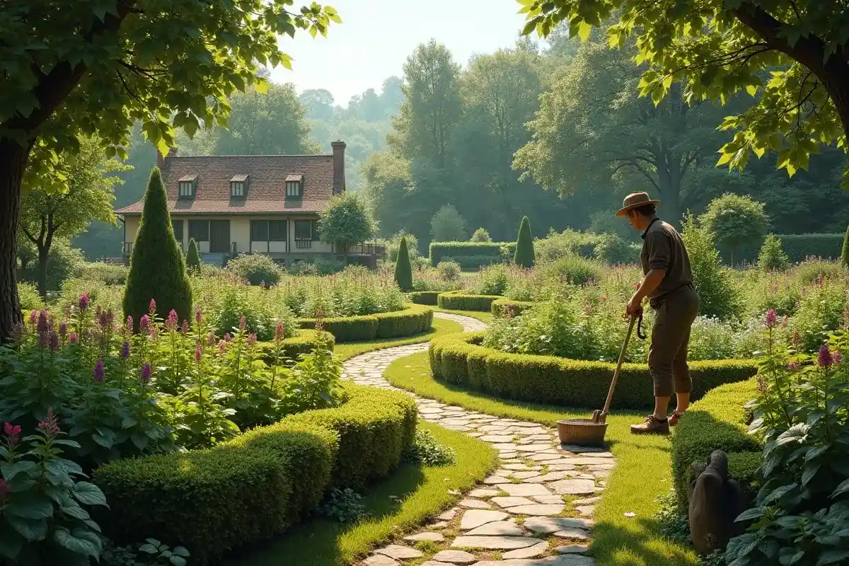 looking after a large garden