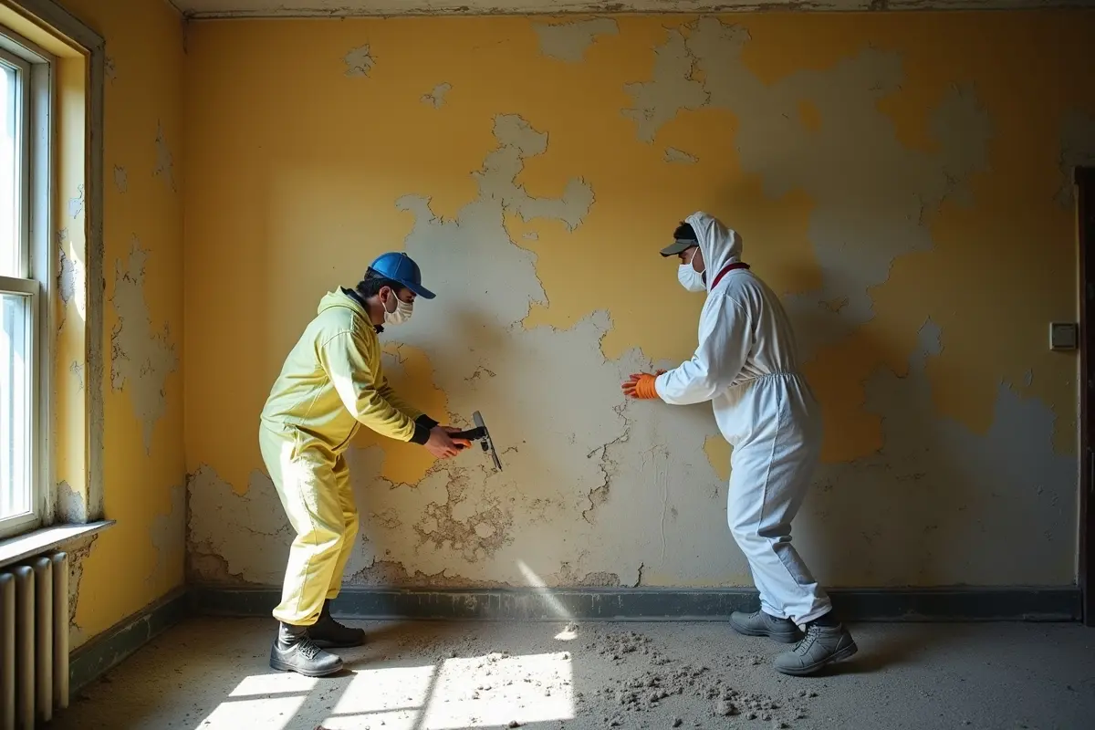 DIY asbestos removal without equipment