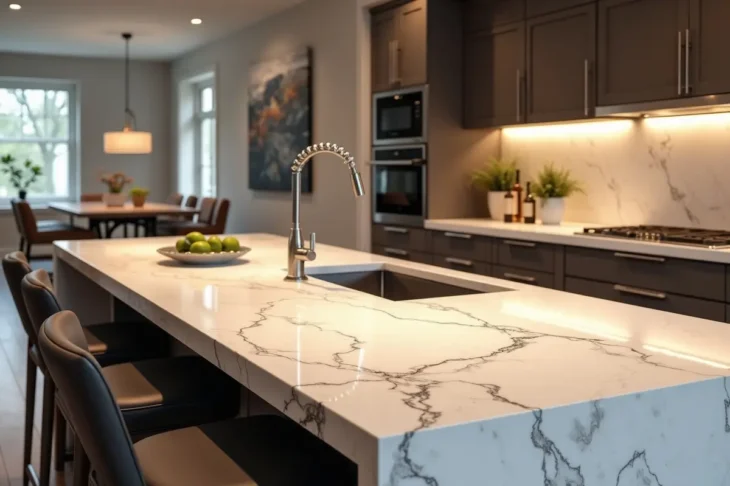 Transforming Spaces with Custom Fabricated Countertops