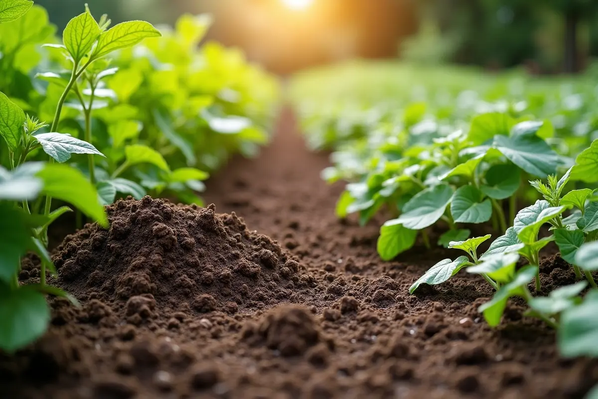 organic garden fertilizer compared with synthetic options for long term yield