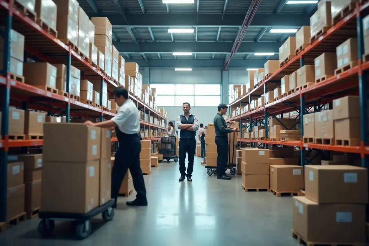 retail manager improving back of house efficiency in busy operations