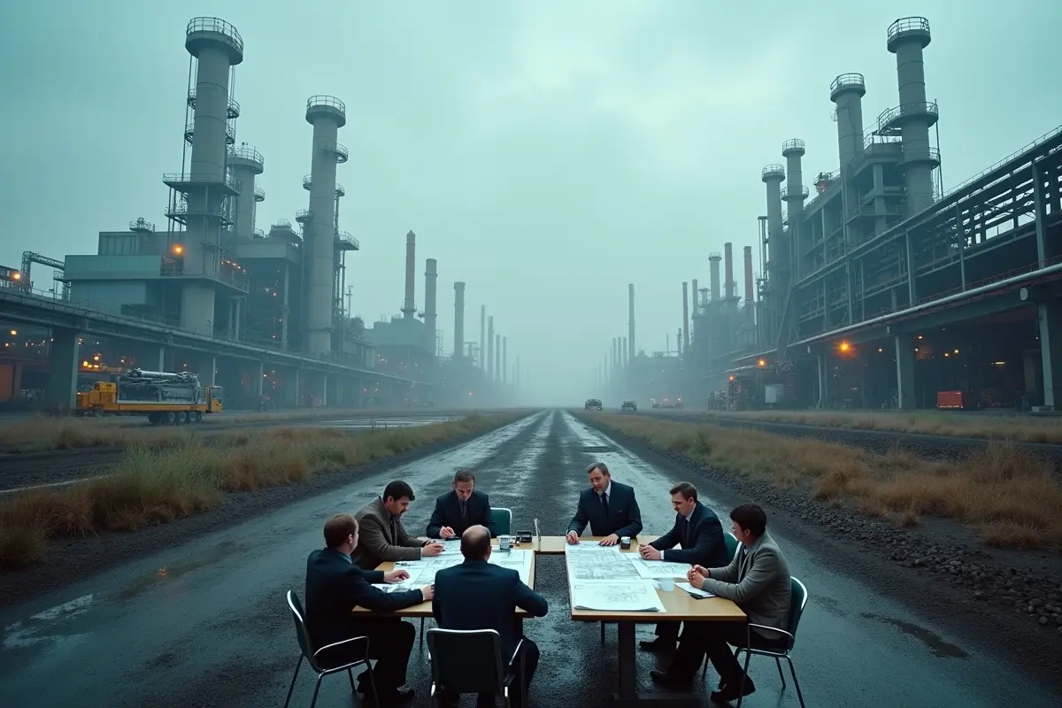 industrial team planning major site upgrades to minimize operational downtime